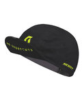 SCOTT Cyklistická čiapka - NO SHORTCUTS - čierna/žltá