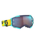 SCOTT Cyklistické okuliare - FURY - modrá/žltá