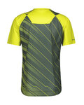 SCOTT Cyklistický dres s krátkym rukávom - TRAIL VERTIC - zelená/žltá