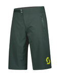 SCOTT Cyklistické nohavice krátke bez trakov - TRAIL VERTIC 2021 - zelená