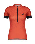 SCOTT Cyklistický dres s krátkym rukávom - ENDURANCE 20 LADY - červená