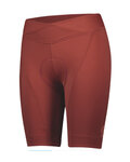 SCOTT Cyklistické nohavice krátke bez trakov - ENDURANCE 40+ - červená