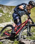 SCOTT Cyklistický dres s krátkym rukávom - TRAIL VERTIC LADY - svetlo modrá