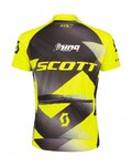 SCOTT Cyklistický dres s krátkym rukávom - RC PRO SS JUNIOR - žltá/čierna