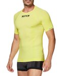SIX2 Cyklistické tričko s krátkym rukávom - TS1 II - žltá