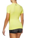 SIX2 Cyklistické tričko s krátkym rukávom - TS1 II - žltá