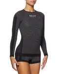 SIX2 Cyklistické tričko s dlhým rukávom - TS2 II - čierna