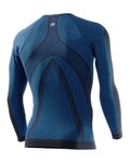 SIX2 Cyklistické tričko s dlhým rukávom - TS2 II - modrá