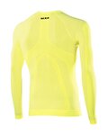 SIX2 Cyklistické tričko s dlhým rukávom - TS2 II - žltá