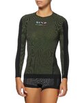 SIX2 Cyklistické tričko s dlhým rukávom - TS2 - zelená