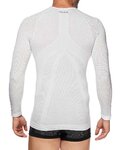 SIX2 Cyklistické tričko s dlhým rukávom - TS2 II - biela