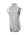 SIX2 Cyklistická vesta - GHOST - transparentná/čierna