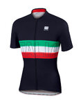 SPORTFUL Cyklistický dres s krátkym rukávom - ITALIA - čierna