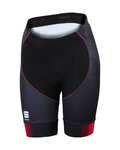 SPORTFUL Cyklistické nohavice krátke bez trakov - GRUPPETTO PRO LADY - ružová/čierna