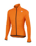 SPORTFUL Cyklistická vetruodolná bunda - HOT PACK 6 - oranžová