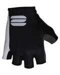 SPORTFUL Cyklistické rukavice krátkoprsté - BODYFIT PRO - čierna/biela
