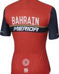SPORTFUL Cyklistický dres s krátkym rukávom - BAHRAIN MERIDA 2017 - červená/čierna