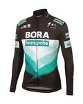 SPORTFUL Cyklistická zateplená bunda - BORA HANSGROHE 2020 - čierna/zelená