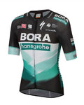 SPORTFUL Cyklistický dres s krátkym rukávom - BORA HANSGROHE 2020 - čierna/zelená