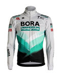 SPORTFUL Cyklistická zateplená bunda - BORA HANSGROHE 2021 - zelená/šedá