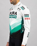 SPORTFUL Cyklistická zateplená bunda - BORA HANSGROHE 2021 - zelená/šedá