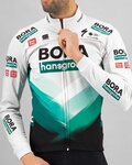 SPORTFUL Cyklistická zateplená bunda - BORA HANSGROHE 2021 - zelená/šedá