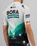 SPORTFUL Cyklistický dres s krátkym rukávom - BORA HANSGROHE 2021 - šedá/zelená