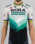 SPORTFUL Cyklistický dres s krátkym rukávom - BORA HANSGROHE 2021 - šedá/zelená