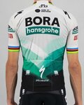 SPORTFUL Cyklistický dres s krátkym rukávom - BORA HANSGROHE 2021 - šedá/zelená