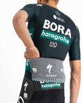 SPORTFUL Cyklistický dres s krátkym rukávom - BORA HANSGROHE 2021 - zelená/čierna