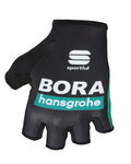SPORTFUL Cyklistické rukavice krátkoprsté - BORA HANSGROHE 2019 - čierna