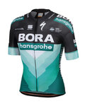 SPORTFUL Cyklistický dres s krátkym rukávom - BORA HANSGROHE 2019 - zelená/čierna
