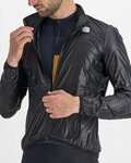 SPORTFUL Cyklistická vetruodolná bunda - HOT PACK EASYLIGHT - čierna