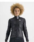 SPORTFUL Cyklistická vetruodolná bunda - HOT PACK EASYLIGHT W - čierna