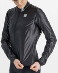 SPORTFUL Cyklistická vetruodolná bunda - HOT PACK EASYLIGHT W - čierna