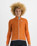 SPORTFUL Cyklistická vetruodolná bunda - HOT PACK EASYLIGHT W - oranžová