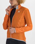 SPORTFUL Cyklistická vetruodolná bunda - HOT PACK EASYLIGHT W - oranžová