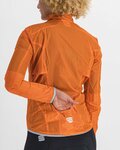 SPORTFUL Cyklistická vetruodolná bunda - HOT PACK EASYLIGHT W - oranžová