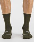 SPORTFUL Cyklistické ponožky klasické - MERINO WOOL 18 - zelená