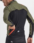 SPORTFUL Cyklistická vetruodolná bunda - FIANDRE PRO MEDIUM - zelená/čierna