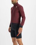 SPORTFUL Cyklistická vetruodolná bunda - FIANDRE PRO MEDIUM - červená/čierna