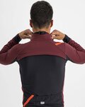 SPORTFUL Cyklistická vetruodolná bunda - FIANDRE PRO MEDIUM - červená/čierna