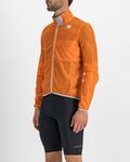 SPORTFUL Cyklistická vetruodolná bunda - HOT PACK EASYLIGHT - oranžová