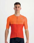 SPORTFUL Cyklistický dres s krátkym rukávom - LIGHT PRO - oranžová