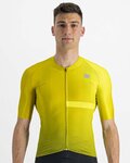 SPORTFUL Cyklistický dres s krátkym rukávom - BOMBER - žltá