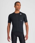 SPORTFUL Cyklistický dres s krátkym rukávom - MATCHY - čierna