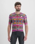 SPORTFUL Cyklistický dres s krátkym rukávom - GLITCH BOMBER - zelená