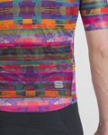 SPORTFUL Cyklistický dres s krátkym rukávom - GLITCH BOMBER - zelená