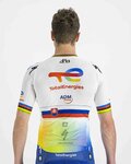 SPORTFUL Cyklistický dres s krátkym rukávom - TOTAL ENERGIES 2022 - biela/žltá/modrá/oranžová
