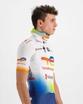 SPORTFUL Cyklistický nákrčník - TOTAL ENERGIES 2022 - oranžová/biela/modrá/žltá